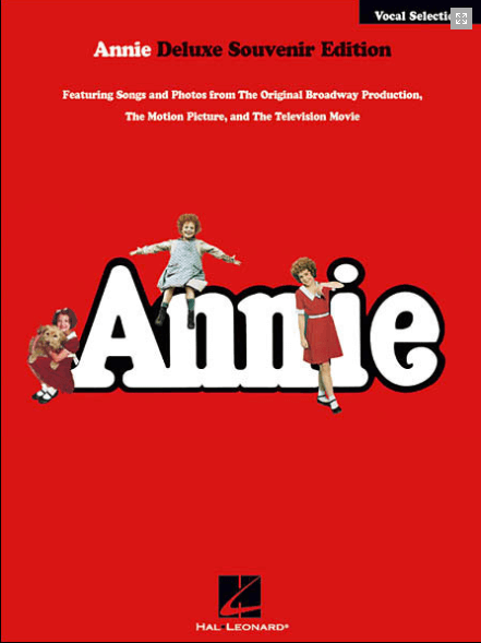 Annie Deluxe Souvenir Edition Piano/Vocal Selections Songbook 